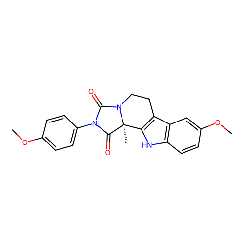 C22H21N3O4 structure