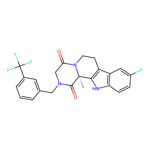 C23H19F4N3O2 structure