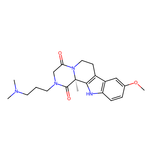 C21H28N4O3 structure