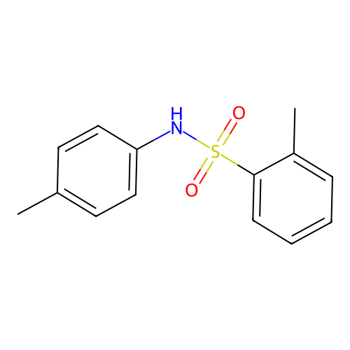 Benzenesulfonamide, 2-methyl-N-(4-methylphenyl)- structure