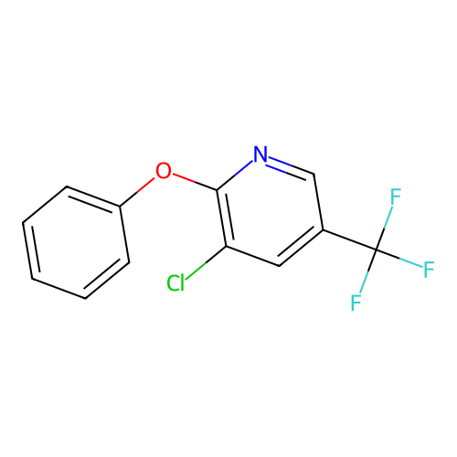 3-Chloro-2-phenoxy-5-(trifluoromethyl)pyridine structure
