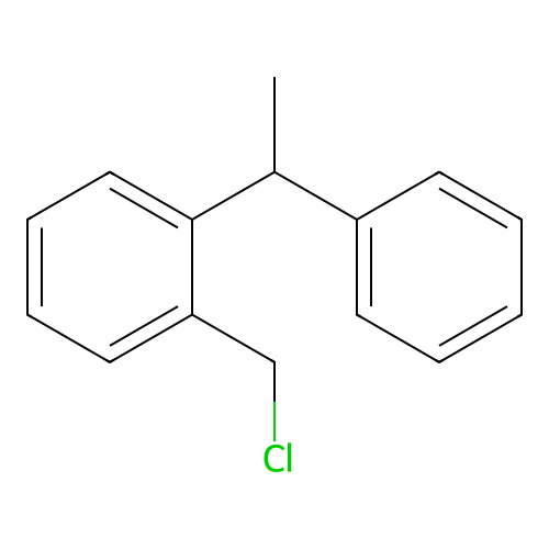 1-(Chloromethyl)-2-(1-phenylethyl)benzene structure