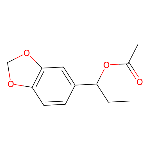 1'-Acetoxy-2',3'-dihydrosafrole structure