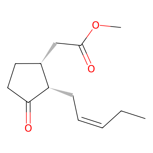 Methyl (+)-7-isojasmonate structure