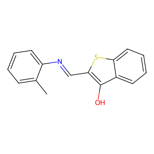 (Z)-2-((o-tolylamino)methylene)benzo[b]thiophen-3(2H)-one structure