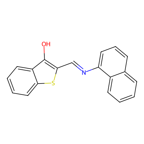 2-[(Naphthylamino)methylene]benzo[b]thiophen-3-one structure
