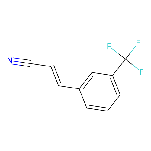 (E)-3-(3-(Trifluoromethyl)phenyl)acrylonitrile structure