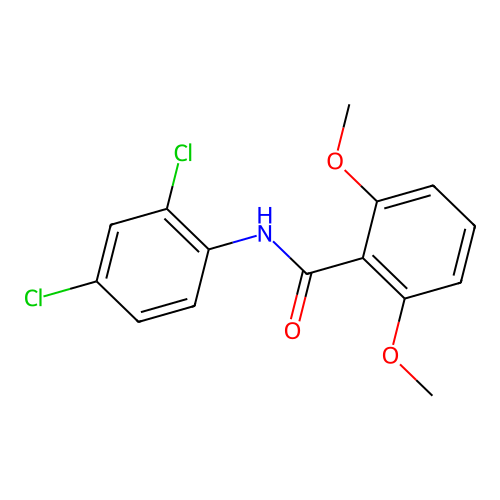 N-(2,4-dichlorophenyl)-2,6-dimethoxybenzamide structure