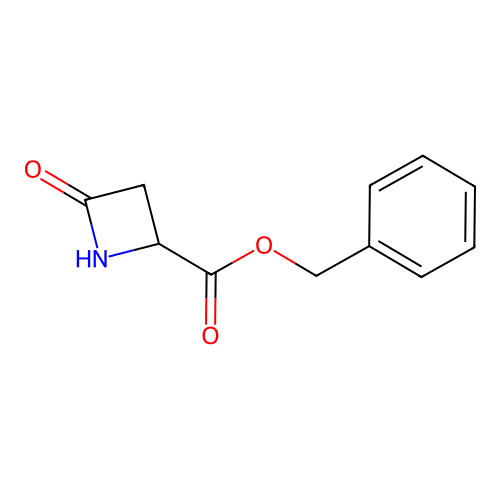 Benzyl 4-oxo-2-azetidinecarboxylate structure