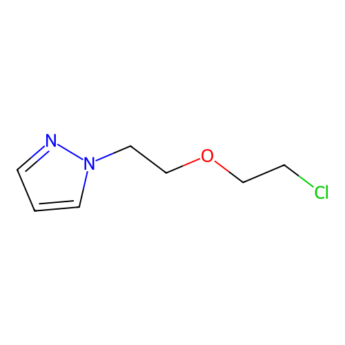 1-[2-(2-Chloro-ethoxy)-ethyl]-1H-pyrazole structure