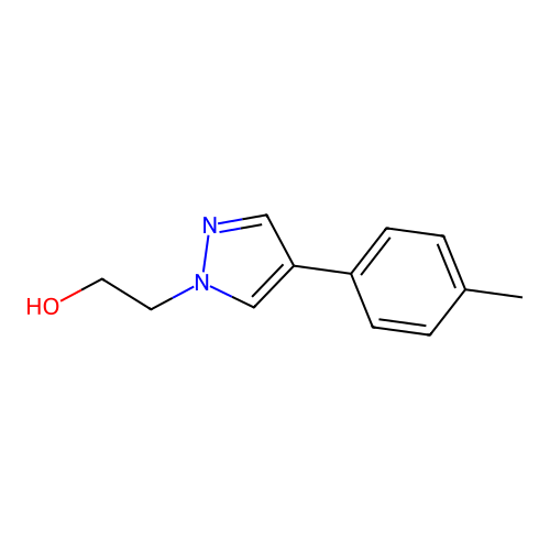 2-(4-(p-Tolyl)-1H-pyrazol-1-yl)ethanol structure