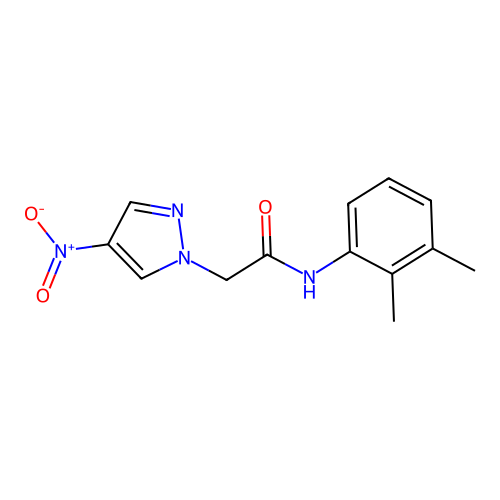 N-(2,3-dimethylphenyl)-2-(4-nitropyrazol-1-yl)acetamide structure