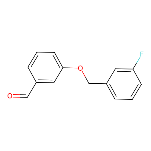 3-((3-Fluorobenzyl)oxy)benzaldehyde structure