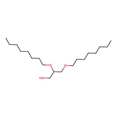 1,2-Dioctyl glyceryl ether structure