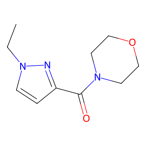 (1-Ethylpyrazol-3-yl)-morpholin-4-ylmethanone structure