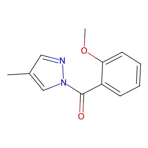 (2-Methoxyphenyl)-(4-methylpyrazol-1-yl)methanone structure