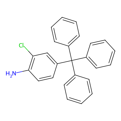 2-Chloro-4-tritylaniline structure