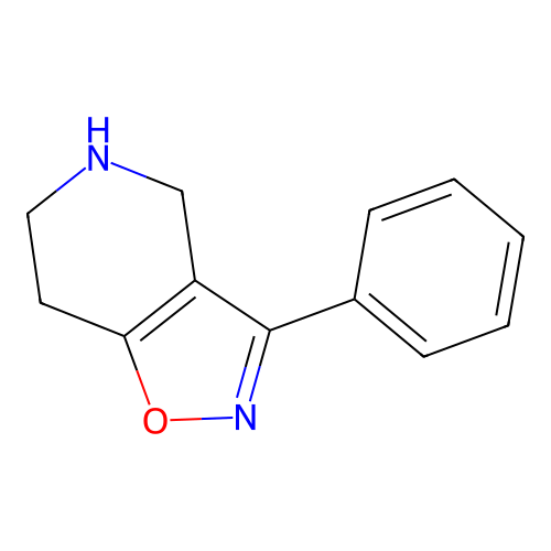 3-Phenyl-4,5,6,7-tetrahydroisoxazolo[4,5-c]pyridine structure