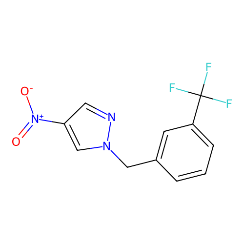 4-Nitro-1-(3-trifluoromethyl-benzyl)-1H-pyrazole structure