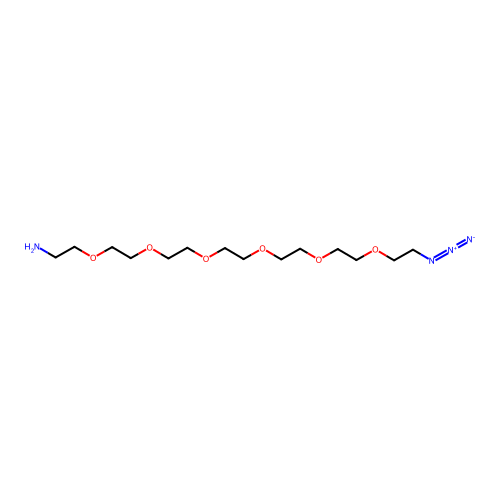 Azido-PEG-amine (n=6) structure