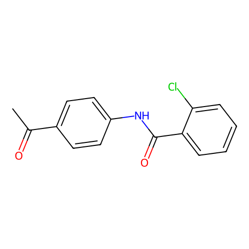 N-(4-乙酰基苯基)-2-氯苯甲酰胺 structure