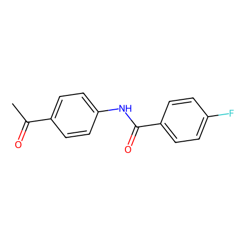N-(4-Acetylphenyl)-4-fluorobenzamide structure