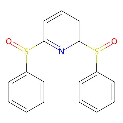 2,6-Bis(phenylsulfinyl)pyridine structure