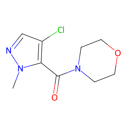 (4-Chloro-2-methylpyrazol-3-yl)-morpholin-4-ylmethanone structure