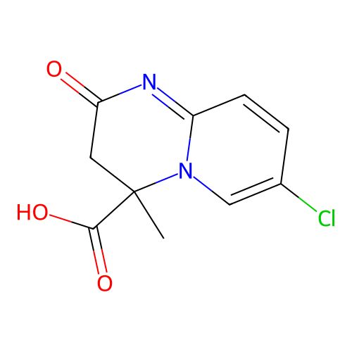 7-chloro-4-methyl-2-oxo-3,4-dihydro-2H-pyrido[1,2-a]pyrimidine-4-carboxylic acid structure