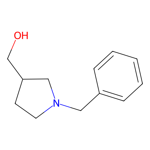 (1-Benzylpyrrolidin-3-yl)methanol structure
