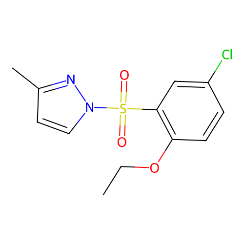 1-(5-Chloro-2-ethoxyphenyl)sulfonyl-3-methylpyrazole structure