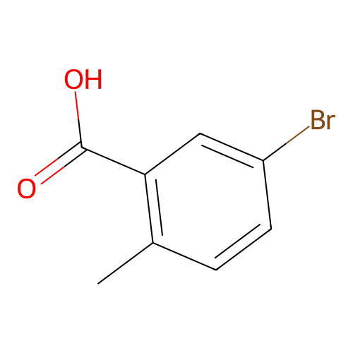 5-溴-2-甲基苯甲酸 structure