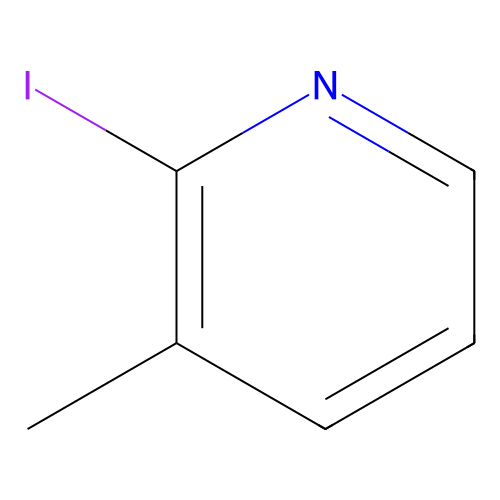 2-Iodo-3-methylpyridine structure