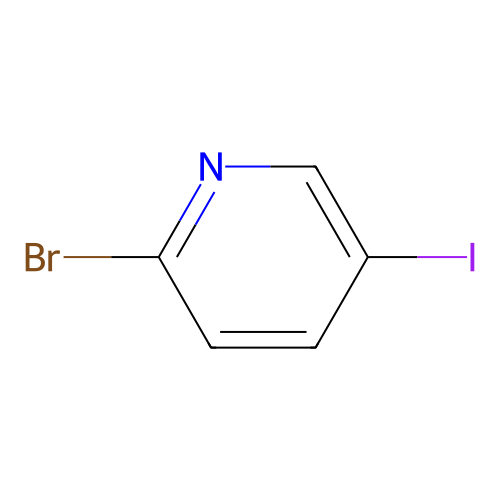 2-Bromo-5-iodopyridine structure