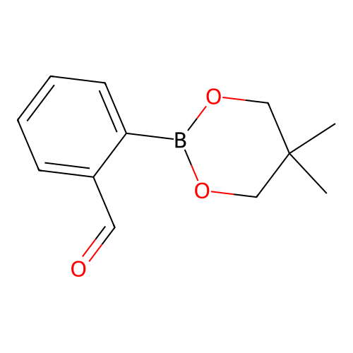 2-Formylbenzeneboronic acid, neopentyl glycol ester structure