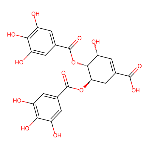 3,4-Di-o-galloylshikimicacid structure