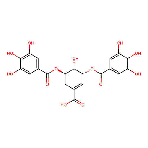 3,5-Di-O-galloylshikimic acid structure