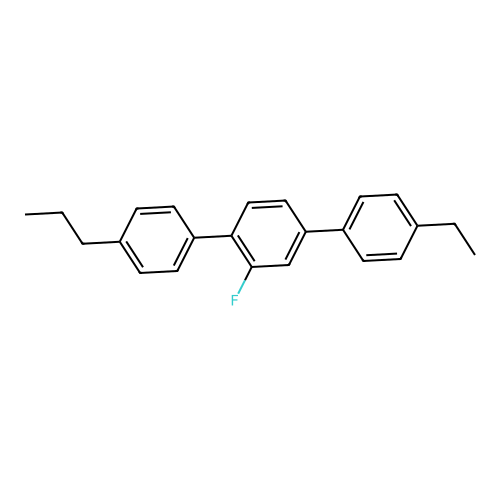 4-(4-Ethylphenyl)-2-fluoro-1-(4-propylphenyl)benzene structure