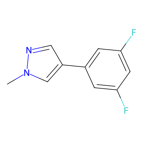 4-(3,5-Difluorophenyl)-1-methyl-1H-pyrazole structure