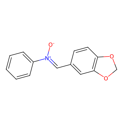 1-(2H-1,3-benzodioxol-5-yl)-N-phenylmethanimine oxide structure