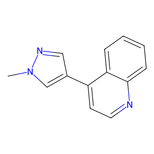 4-(1-Methyl-1H-pyrazol-4-YL)quinoline structure