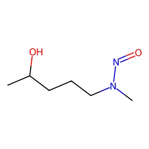 2-Pentanol, 5-(methylnitrosoamino)- structure