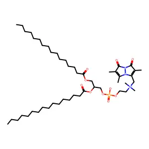 1,2-Bis-manephosphotidylcholine structure
