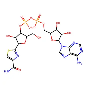 Thiazofurin-adenine dinucleotide structure