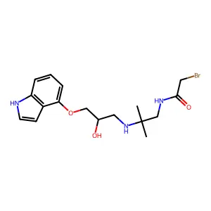 Br-AAM-pindolol structure
