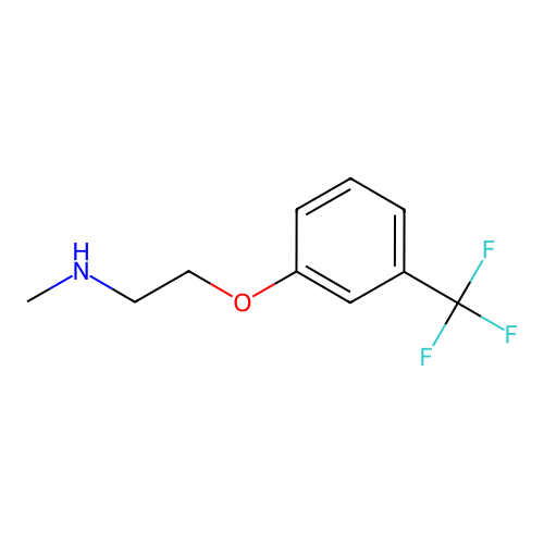 Ethanamine, N-methyl-2-[3-(trifluoromethyl)phenoxy]- structure