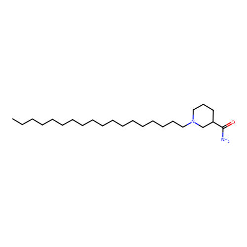 1-Octadecylnipecotamide structure
