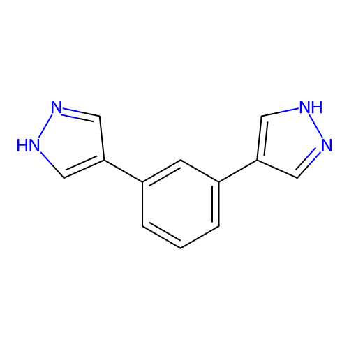 1,3-Di(1H-pyrazol-4-yl)benzene structure