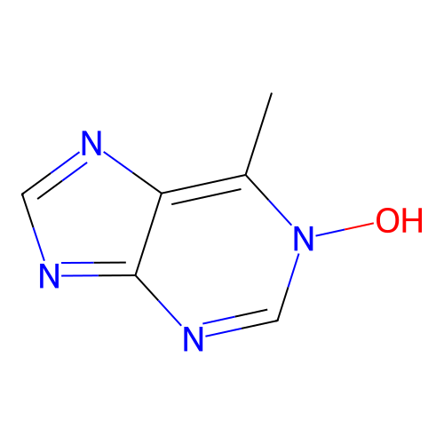 6-Methyl-1H-purin-1-ol structure