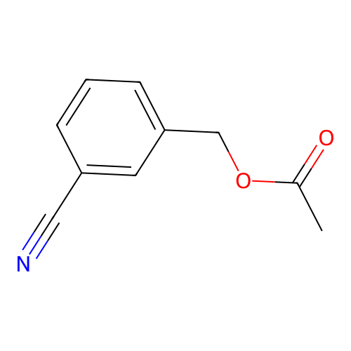 3-(Acetoxymethyl)benzonitrile structure